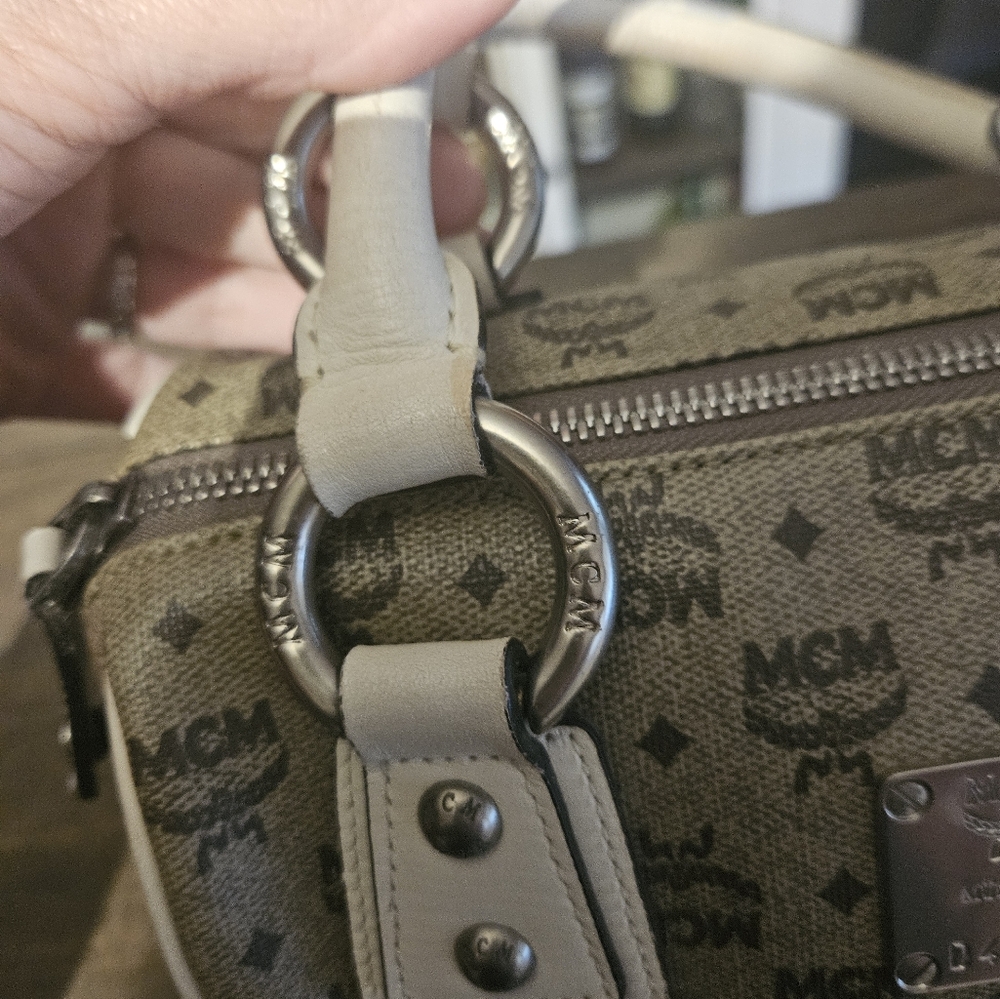 MCM Munchen Mini Bowler Bag - Picture 7 of 16